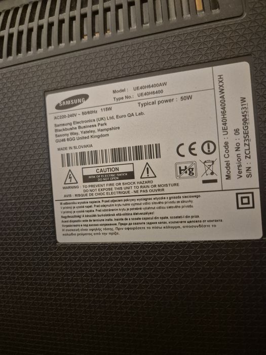 Televizor Samsung 40" (101,6 cm)UE40H6400AW