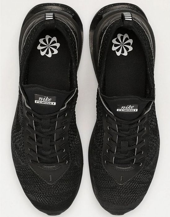 NIKE Air Max Flyknit Racer Shoes Black EU43