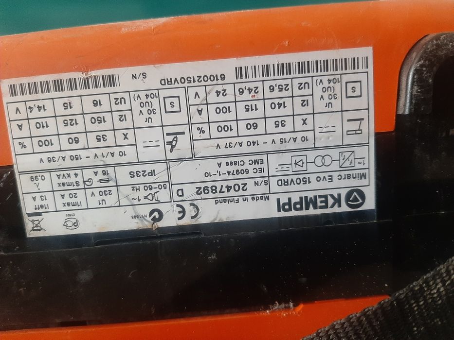 Kemmpi svarka aparat