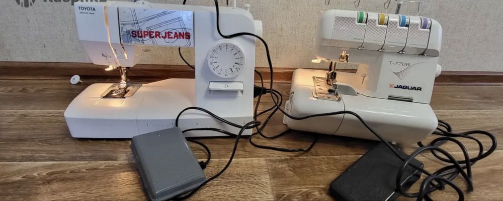 швейная машинка и оверлок
