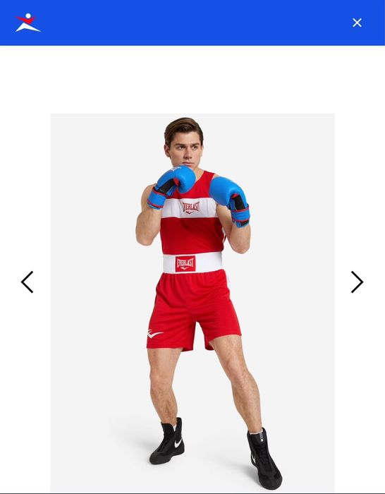 Майка шорты для бокса форма боксёрская everlast