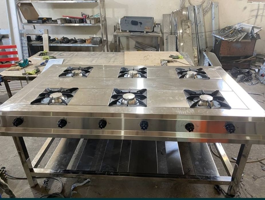 Gaz plita Restaran OSHXONA xamda kefelar uchun duxofka pechkalar OPTIM