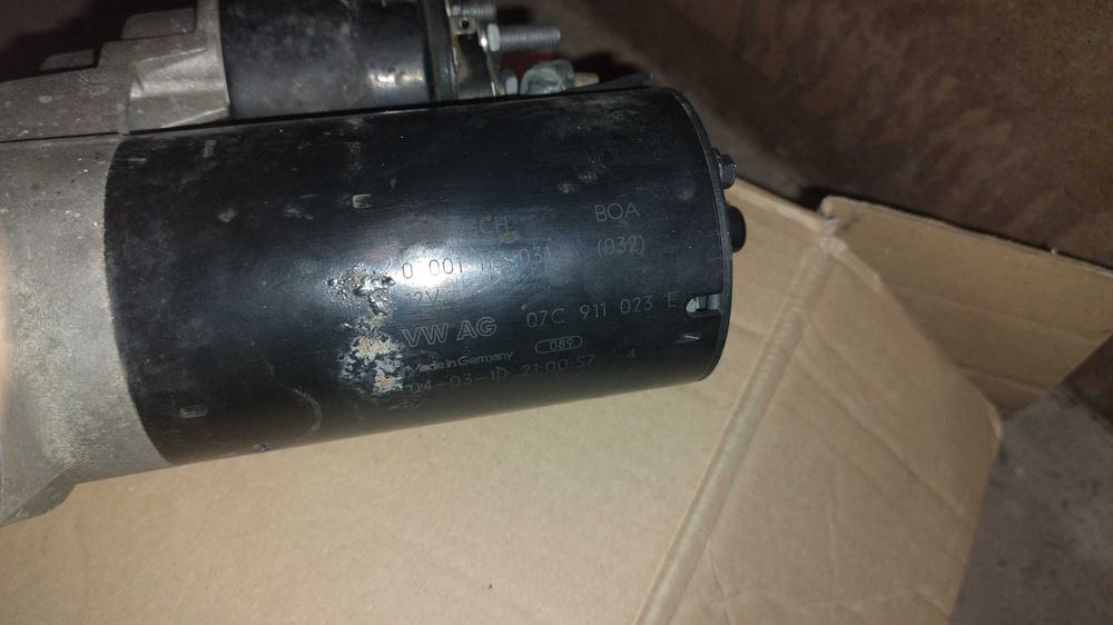 Стартер Audi A8 Volkswagen Phaeton w12 6.0 07C911023E