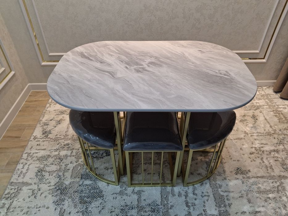 Ошхона учун шинами стол стуллар топлами