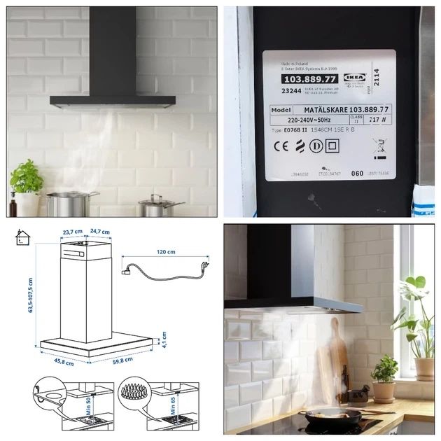 Вытяжка Матаскаре Икеа