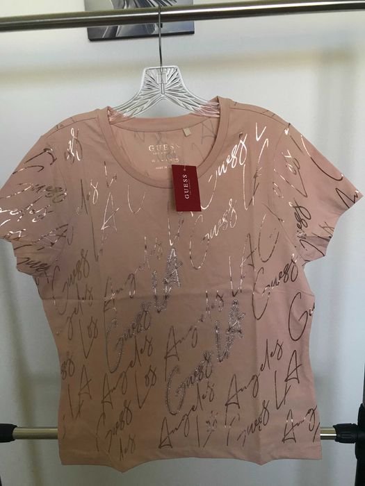 Нова оригинална тениска- Голям размер- Guess-USA