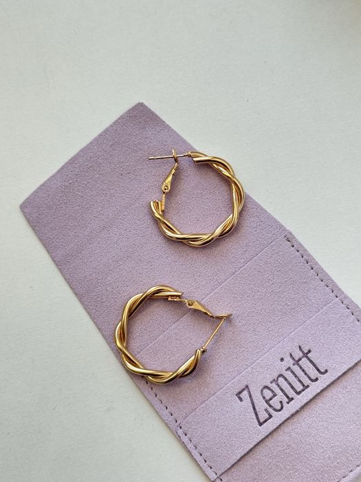 Обеци с кутия и калъфче