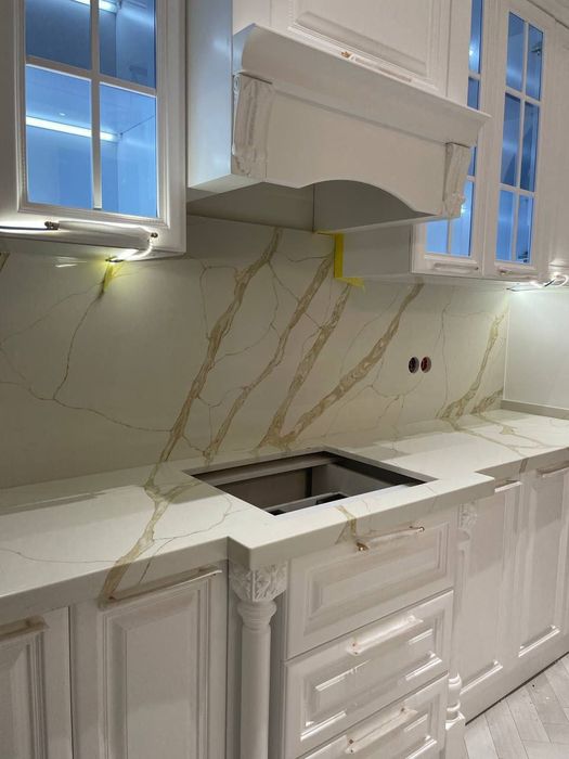 Изготовление столешниц из кварца и акрила!