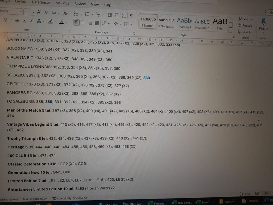 Cartonase Match Attax UEFA 2024 - 2025