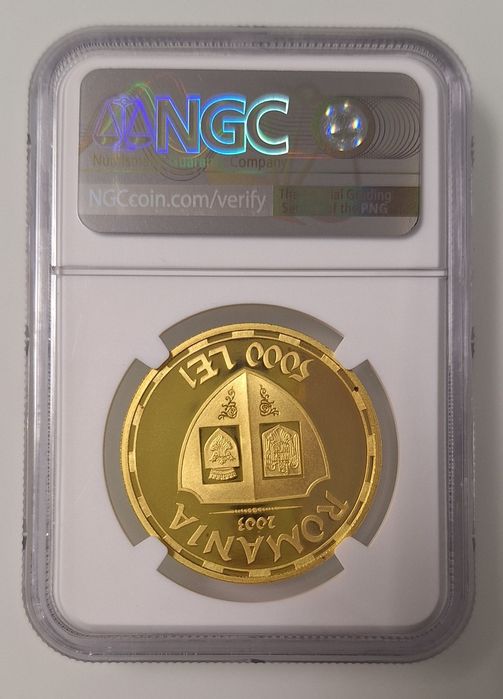 Castelul Bran 2003 Moneda aur BNR