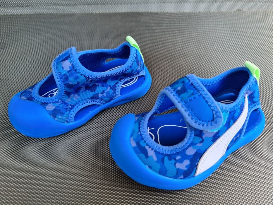 Sandale copii Puma, culoare albastru, marimea 19