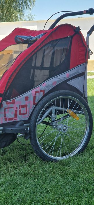 Remorcuță/caleașcă de bicicletă Froggy 2 in 1