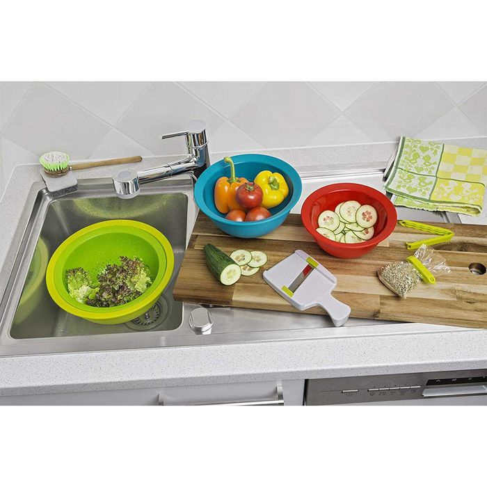 Răzătoare Rotho BASIC 18 × 10 cm – oțel inox și plastic