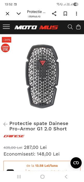 Protectie Coloana Dainese