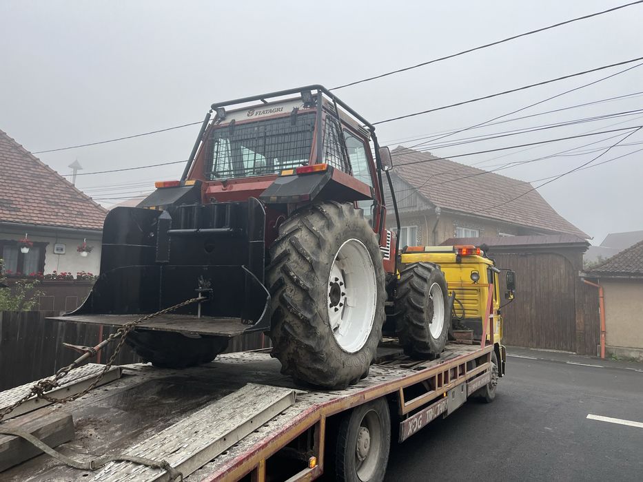 Fiat agri 1280 dtc  forestier cu troliu dublu