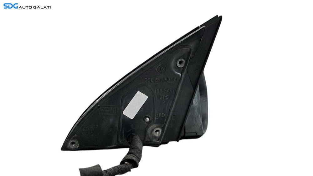 Oglinda Electrica Dreapta Volkswagen Passat B7 2010 - 2015 (Semnalizare Spartă ) Culoare Gri Inchis Lucios Cod 3C0 857 934 A [ L5709 ]