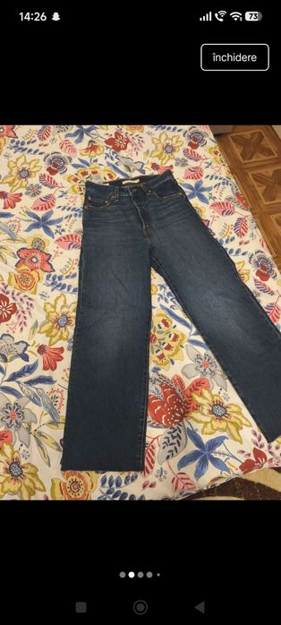 Blugi Levis ribcage straight
