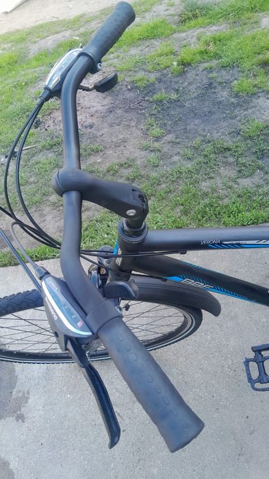 Bicicleta strada BBF, 28 inchi, Aluminiu, marime L, 24 viteze, suspensie