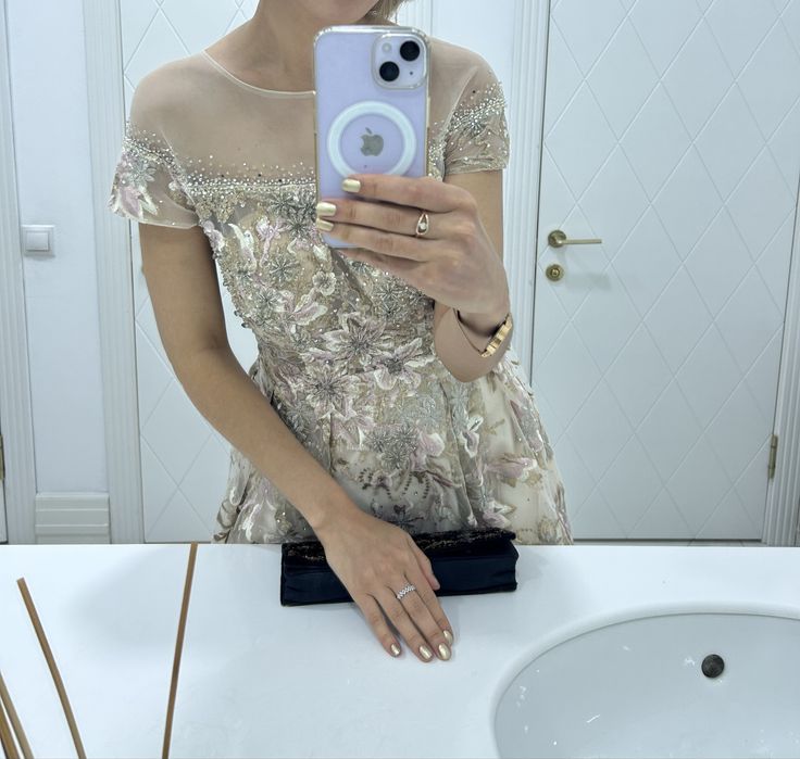 Вечернее платье ручная работа