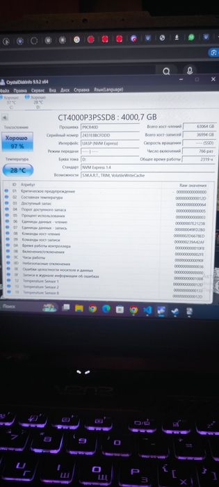 Ssd nvme m.2 4tb