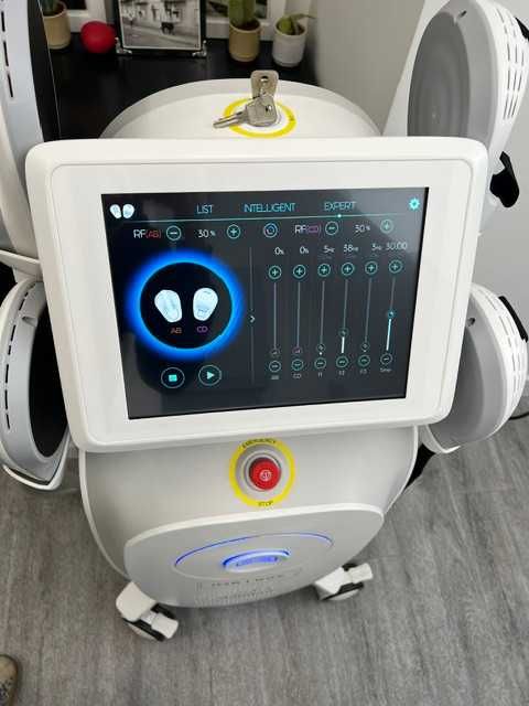 Aparat Profesional EMS Sculptor HIFEM + RF/Anticelulitic/Remodelare Corporala/Tonifiere Musculara/Slabire