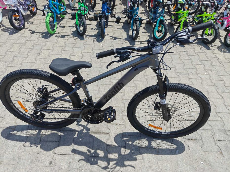 X Алуминиев велосипед 24" ZENITH сив