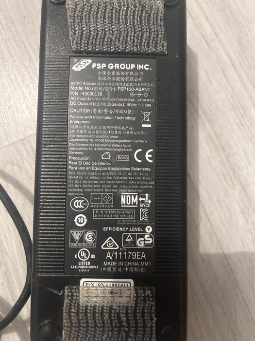 Încărcător FSP 150W (19V 7.89A) | MSI, Medion, Clevo
