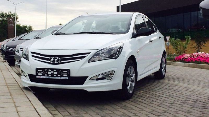 Противотуманка Хэндай Акцент 14- Hyundai Accent 14-