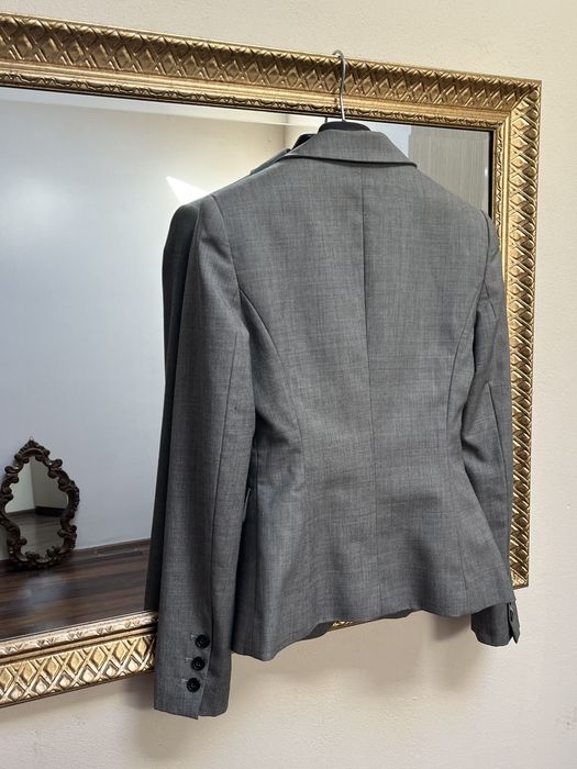 Sacou gri, din lână, Stefanel