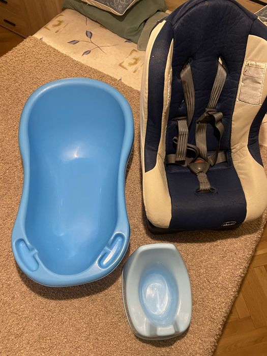 Бебешко корито, столче за кола, гърне