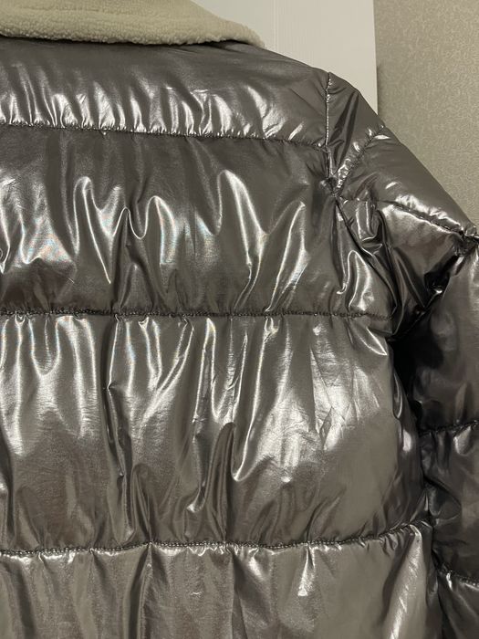 Куртка пуховик комбинированная