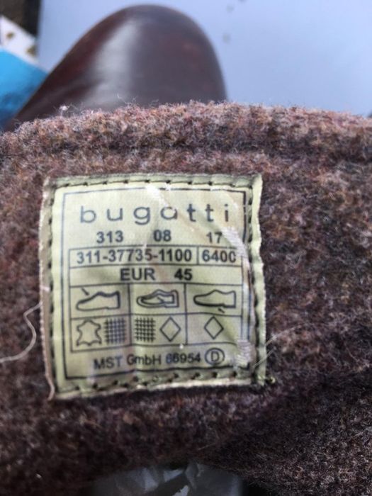 Итальянские Ботинки Bugatti