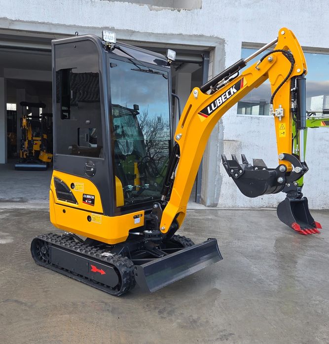 Miniexcavator Lubeck W169 Y CAB~ NOU~Motor YANMAR 3 cilindri~ Garantie 2 ani
