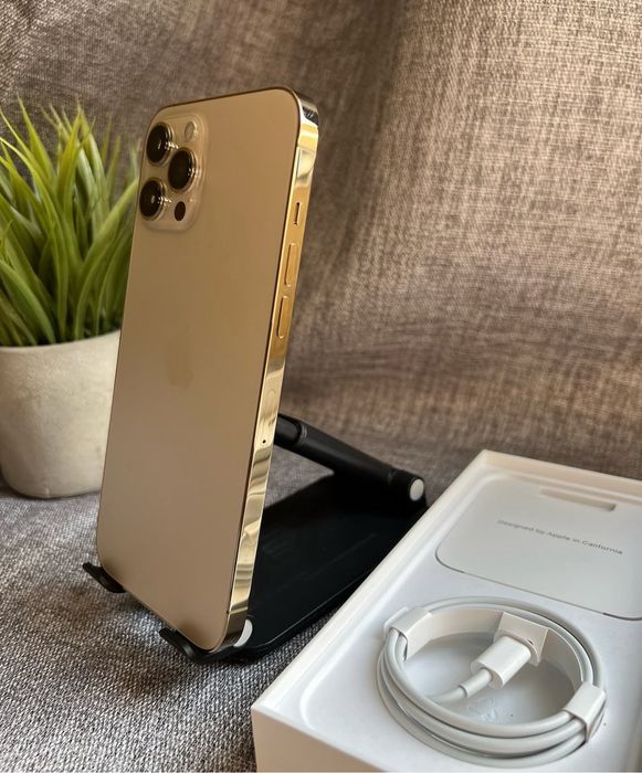 iPhone 12 PRO MaX • impecabil • Gold • 100% Bateria