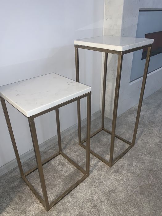 Stativ marmura alba /2 buc