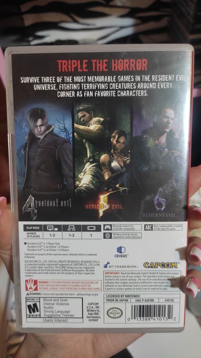 Игра Resident evil нинтендо свитч nintendo