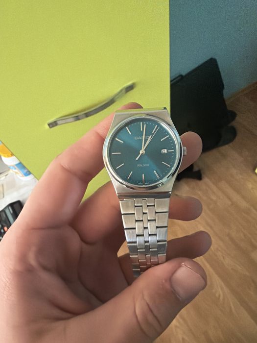 Часовник Casio син циферблат НОВ
