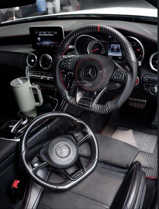 Volan Mercedes C Class W205 AMG Carbon | Alcantara | Padele |  Custom