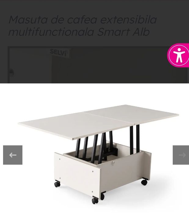 Masa extensibila multifuncțională