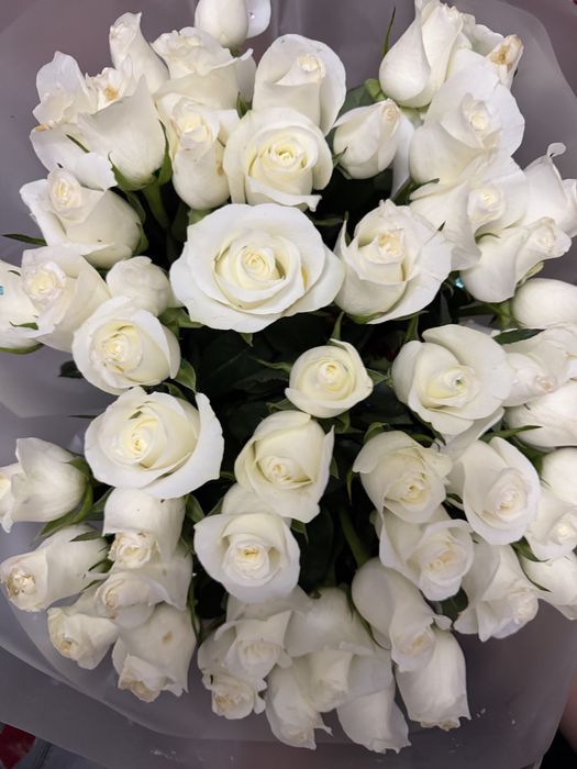 Букет белых Роза
