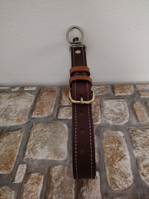 Zgarda piele naturala dublată