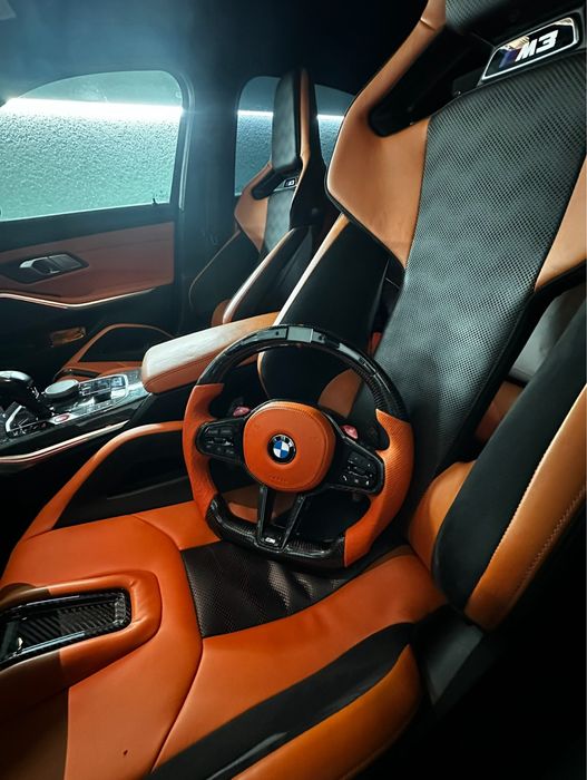 Volan BMW Carbon - Seria G - LED - Incalzire - Vibratii - Traffic Jam