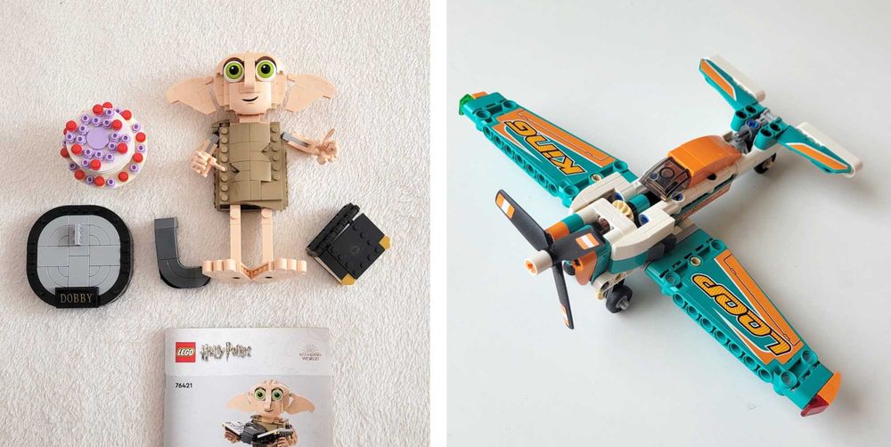 LEGO Harry Potter Доби и LEGO Technic - Състезателен самолет