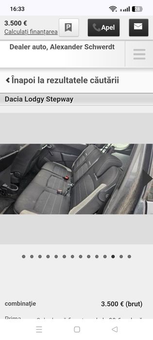 Vind Dacia lodgy