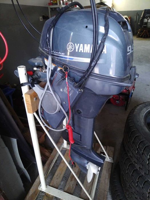 Колесар за лодка и Мотор.Ямаха  9.9 к