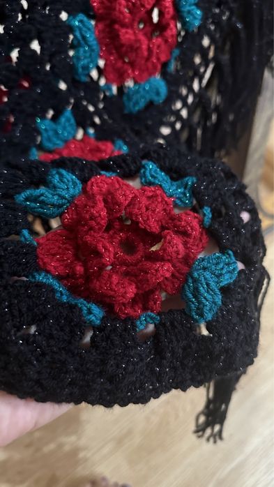 Шаль ручной работы