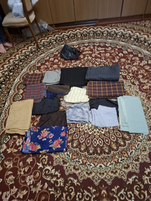 Отрезы тканей разных видов