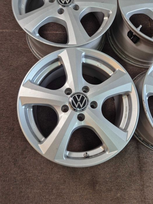 Jante Aliaj 5x112 16'' VW Golf Passat Touran Sharan Caddy T-Roc / Skoda Octavia Superb Karoq 7J ET 48 !