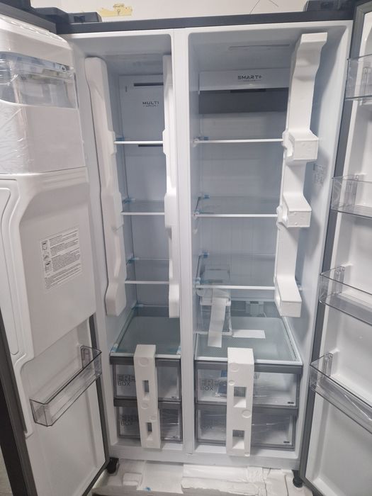 Side By Side Midea Dark Inox Чисто Нов