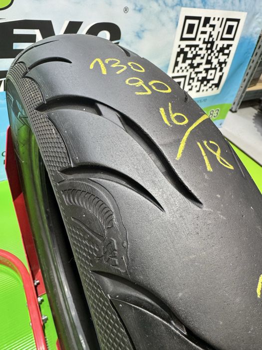 130 90 16 Anvelopa Moto Avon Cobra Chrome Ca Noua Cauciuc Spate C2236